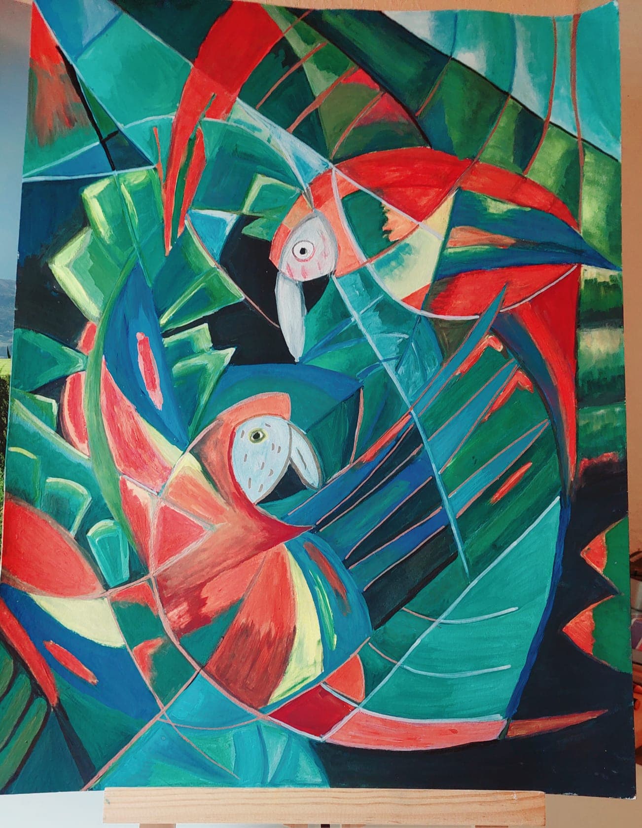 Abstraktes Werk Nr. 25 von Claudia Grimm